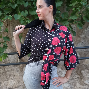 Camisa Flamenca Clavel
