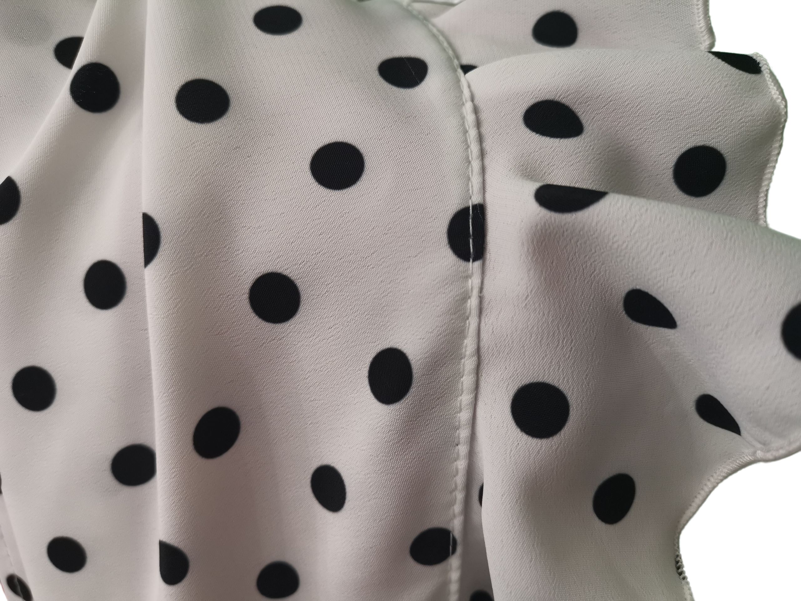 Pañoleta Flamenca blanca lunares - Imagen 2